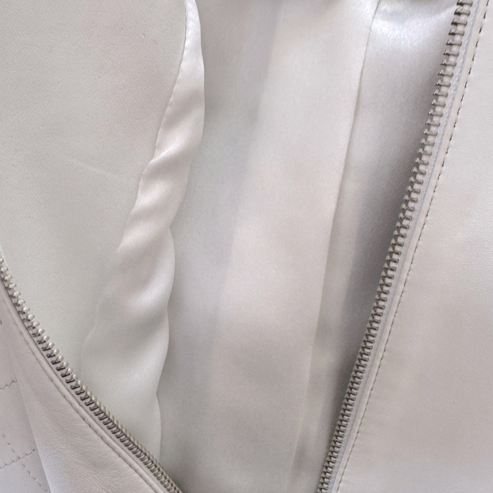 Cache White Leather Jacket - Picture 9 of 9